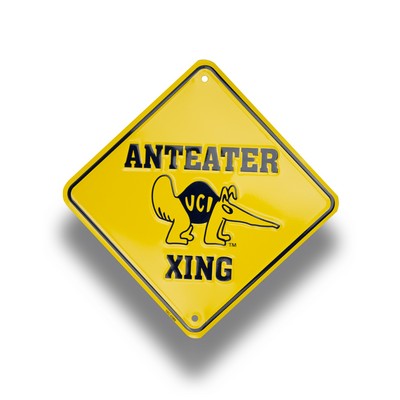 Small Custom Embossed Crossing/ Caution Sign (6"x6")