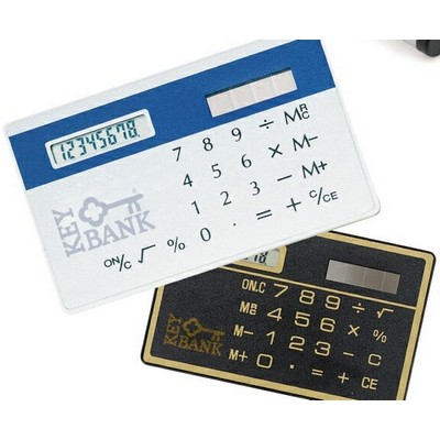 Credit Card Size Solar Calculator