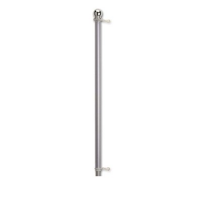 Brushed Aluminum Outdoor Flagpole W/ Sleeve