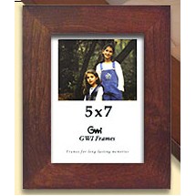 Walnut Brown Flat Style Photo Frame (5"x7")