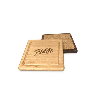 Square Wood Coaster