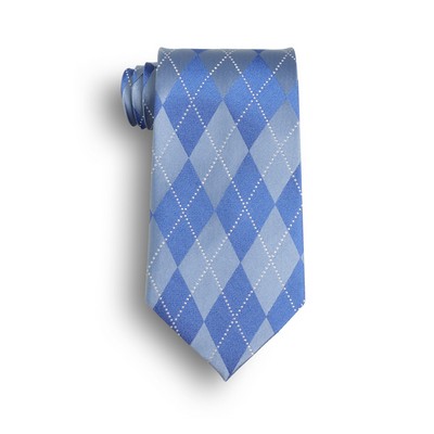 Royal Blue Argyle Silk Tie