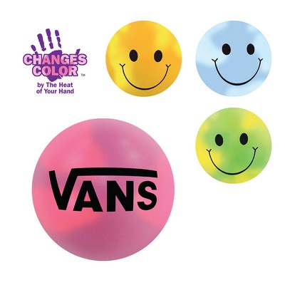 Mood Smiley Face Stress Ball (Spot Color)