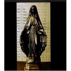 Classic Bronze Madonna Monument Sculpture