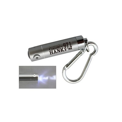 LED Flashlight with Carabiner-Closed out