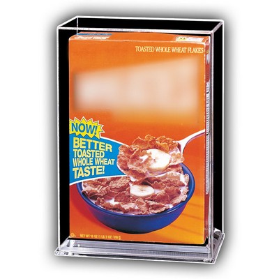 Cereal Box Case with 3/4" Clear Base (14 1/4"x10 1/2"x3 3/4")