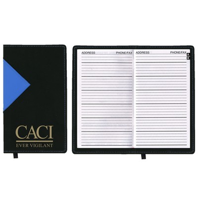 Keystone Series Soft Cover 2 Tone Vinyl Address Book