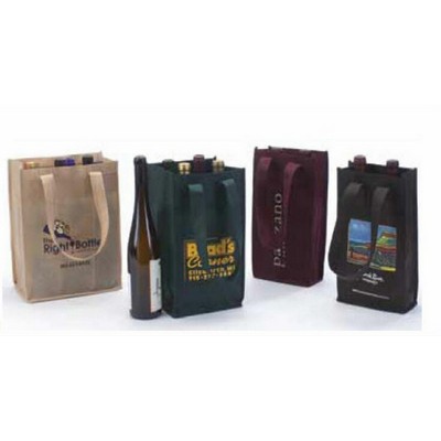 Wine Non Woven Tote Bag (7"x3"x11")