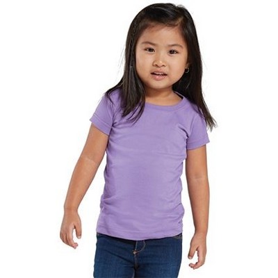 Rabbit Skins® Toddler Fine Girl's Jersey T-Shirt