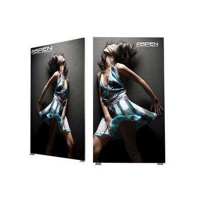 7 ft. Aspen SEG Fabric Frame - 2'h Double-Sided Graphic Package