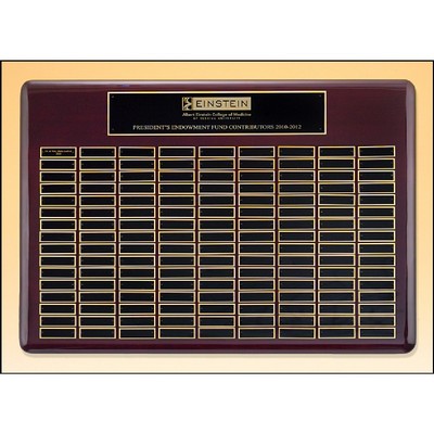 Rosewood Perpetual 48 Plate Plaque (15" x 21")