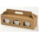 Italian 3 Jar Gift Box Carrier (12 1/8"x3 15/16"x3 1/8")