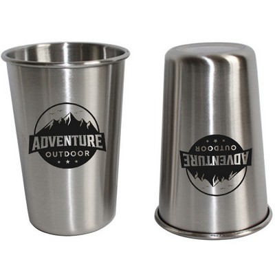 16 Oz. Stainless Steel Stackable Cup