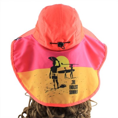 Neon Pink Endless Summer Sunblock Hat