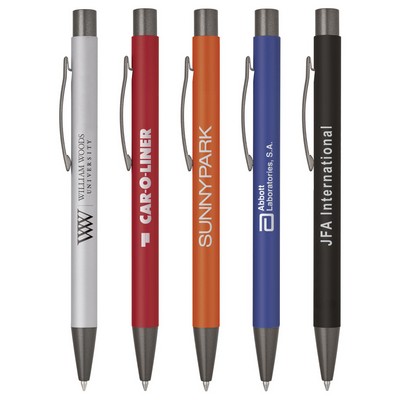 Sleek Aluminum Click Action Ballpoint Pen