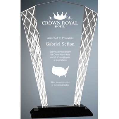 Crest Fan Award, 9 1/2"H