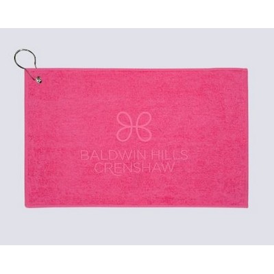 16" x 25" 100% All Cotton Terry Velour Color Blank Golf Towel