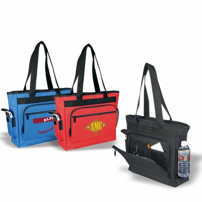 Zippered Tote w/ Briefcase