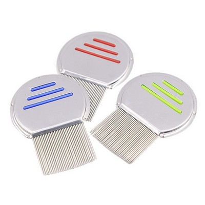 Mini Round Non-Slip Handle Pet Comb