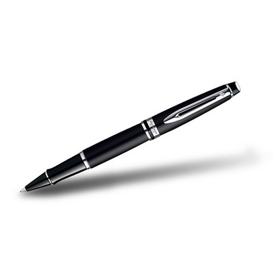 Waterman Expert Matte Black W/ Chrome Trim Rollerball Pen