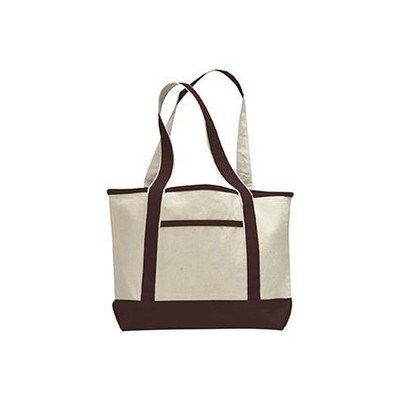 Q-Tees Small Canvas Deluxe Tote Bag