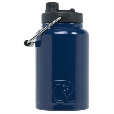 RTIC Engraved Half Gallon Navy Blue Jug