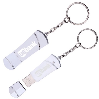 Metal USB Flash Drive w/Key Ring (Shorter Prod Time)