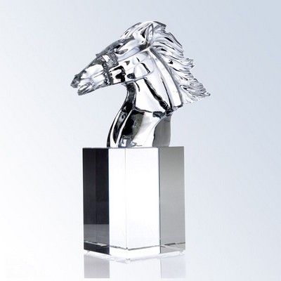 Faming Horse Crystal Award