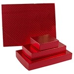 Red Diamond Collection Candy Box (8 1/8"x5 1/4"x1 1/8")