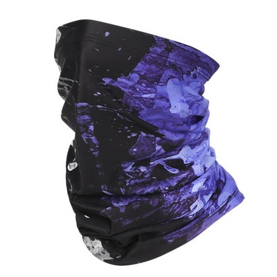 Sublimated Super Thicker Double Neck Gaiter for Face Covering