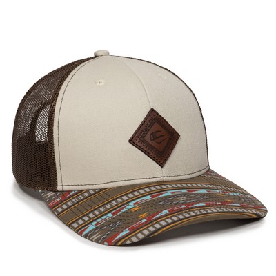 Premium Modern Trucker Cap w/Sublimated Visor