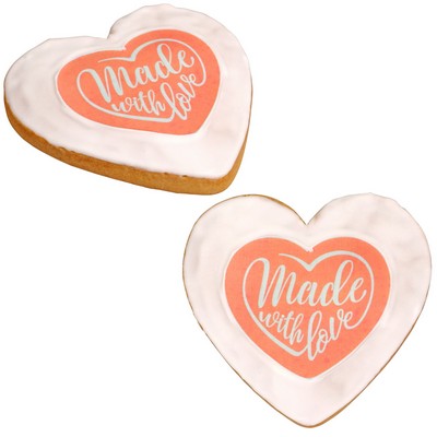 Full Color Heart Cookie