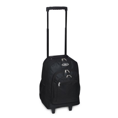 Everest Wheeled Backpack, Black