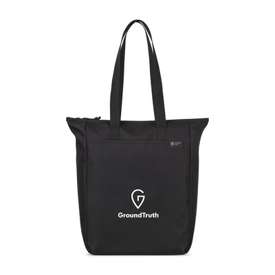 Renew rPET Zippered Tote - Black