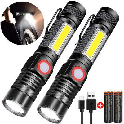 Magnetic LED Flashlight COB Worklight