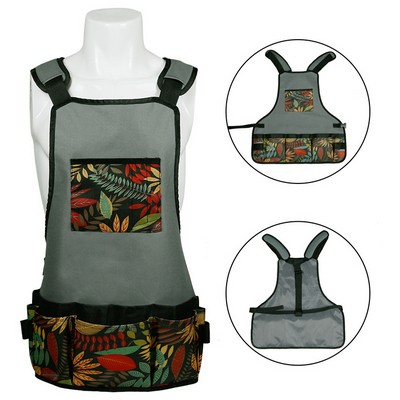 Adjustable Tool Apron With Different Functional Pockets