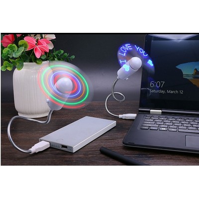 LED Flashing Message Fan-USB Power