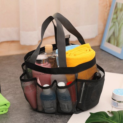 Portable Multipocket Mesh Beach Bag