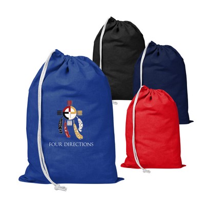 100% Cotton File Drawstring Bag