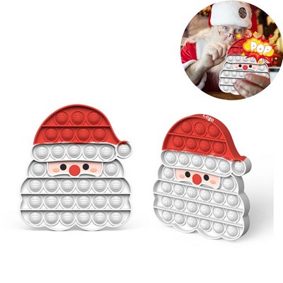 Santa Claus Pop Push Bubble Fidget Toy