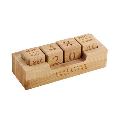 Wooden Flip Calendar Block