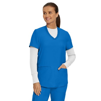 Landau - Forward - Women's 1-Pocket Long-Sleeve Crew Neck Underscrub Tee