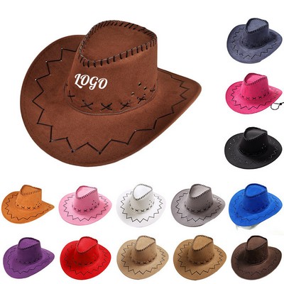 Retro Suede Knight Cowboy Hat