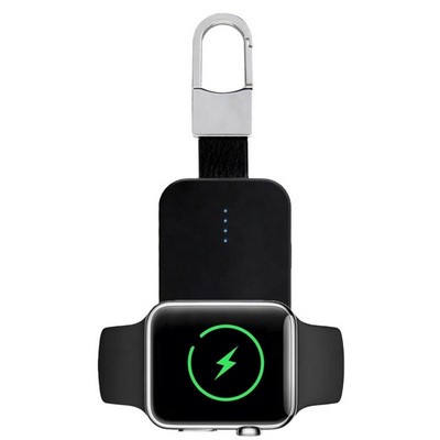 Portable Wireless Charger 1000mAh Keychain For Watch