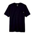 Dickie's® Men's Heavyweight Crew Neck Short Sleeve Shirt - Black