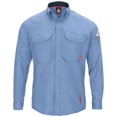 iQ Series® Men's Lightweight Comfort Woven Shirt - Light Blue