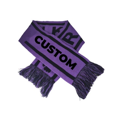 Customized Knit Fan Scarf