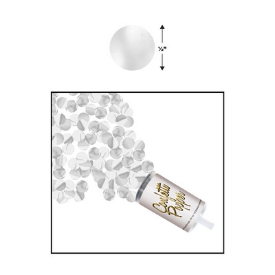 Silver Push Up Confetti Poppers