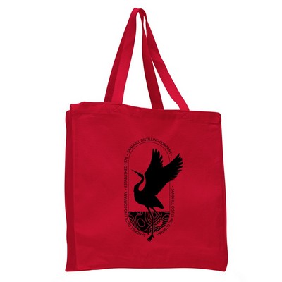 Canvas Tote Bag w/ Webbing Handles