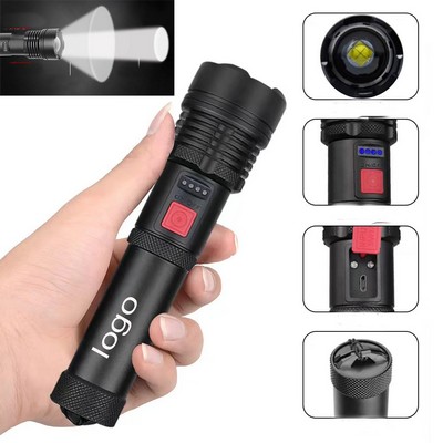 Handheld Zoomable Focus Flashlight